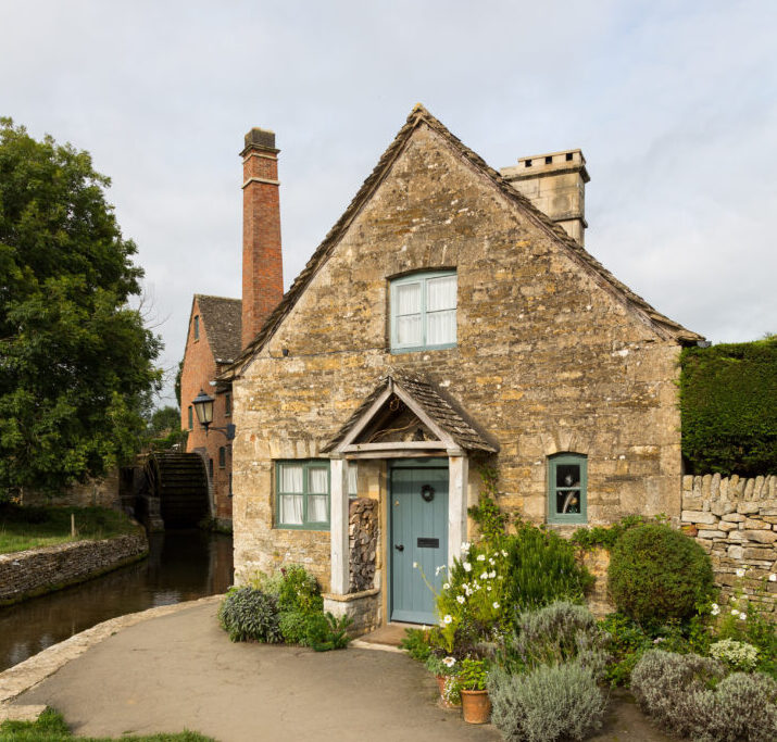 Old Mill in Cotswold district of England